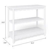 Mainstays Kids Scallop Bookcase, White | Walmart (US)