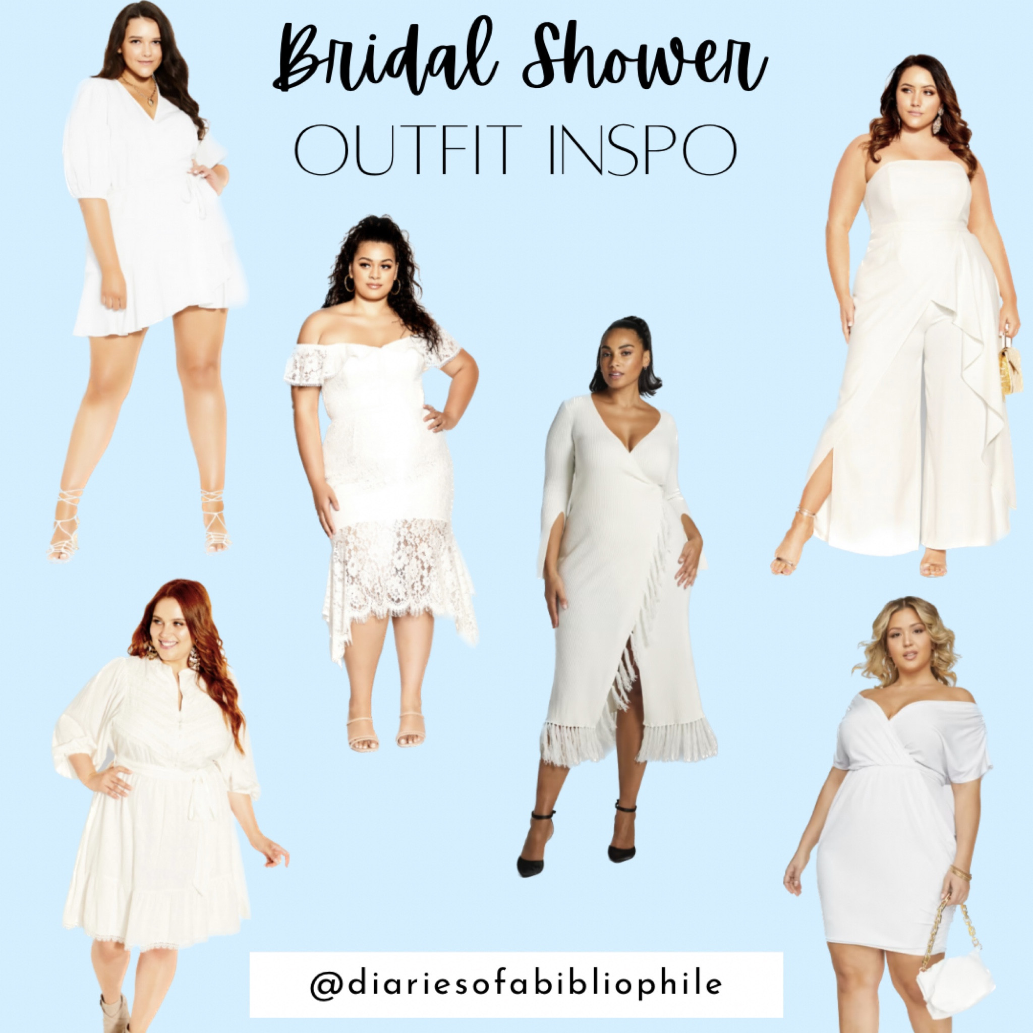 Plus-size bridal shower outfits, plus-size bridal dress, plus-size white dress, rehearsal dinner dress, wedding, 

#LTKwedding #LTKcurves #LTKstyletip