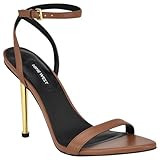 Amazon.com | Nine West Women's Reina3 Heeled Sandal, Black, 5 | Heeled Sandals | Amazon (US)