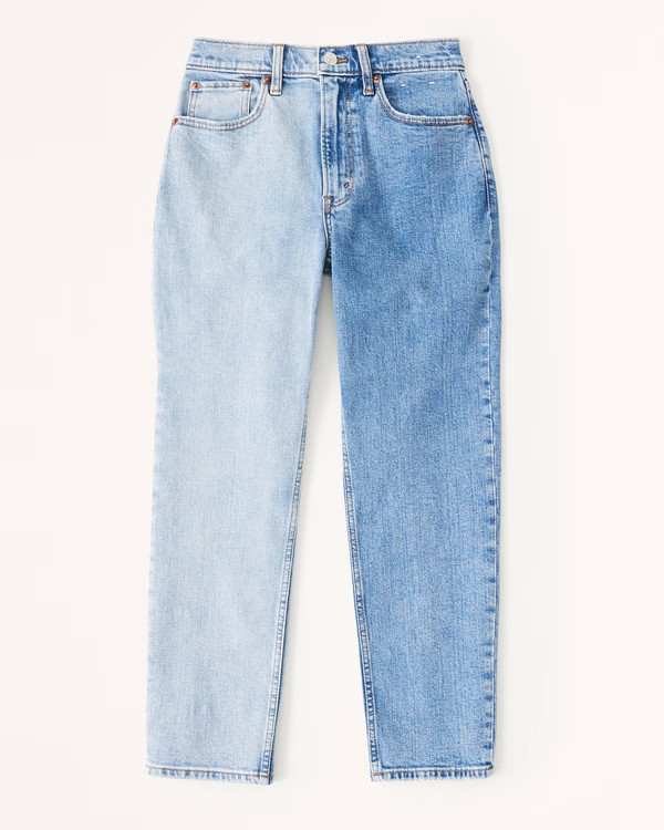Curve Love High Rise Mom Jeans | Abercrombie & Fitch (US)