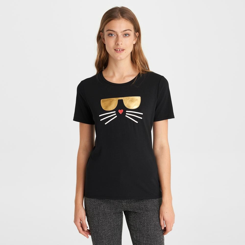 Choupette Cat Tee | Karl Lagerfeld Paris