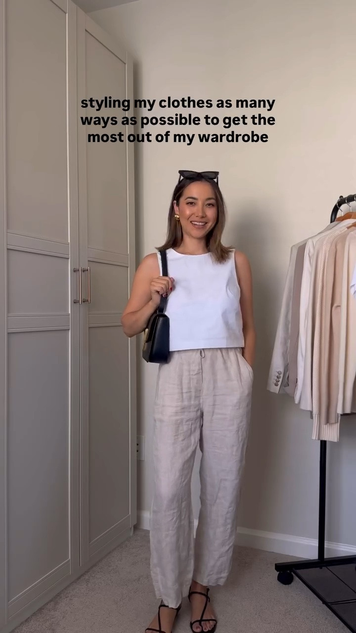 Styling a poplin tank 6 ways for spring & summer ☀️ comment spring for all details 

#springoutfit #summeroutfits #warmweatheroutfits #styleover30 #minimalstyle https://liketk.it/62F4a
