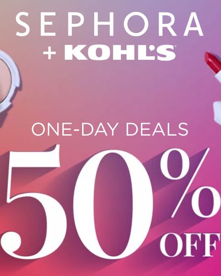 Sephora is 50% off at Kohl’s but today only!!! Here are my fave deals: 

#LTKsalealert #LTKfindsunder50 #LTKbeauty