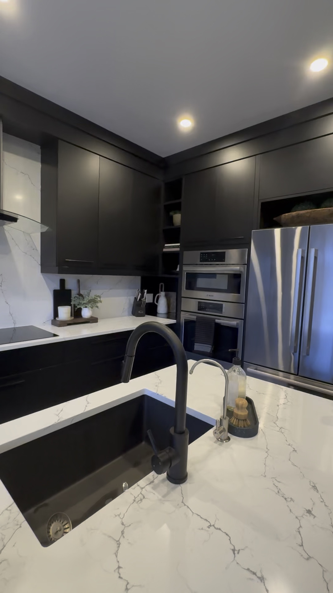 Black kitchen faucet. This is the second house I have put this faucet in and I love it!   Great price too!!

#LTKHome #LTKSaleAlert #LTKSeasonal