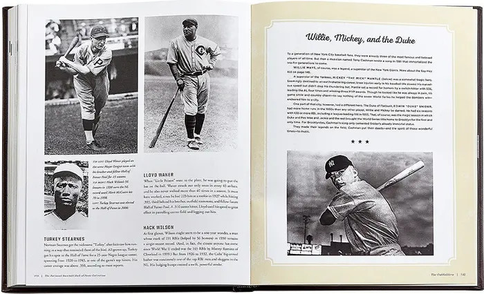 The National Baseball Hall Of Fame Collection Leather Coffee Table Book | Nordstrom