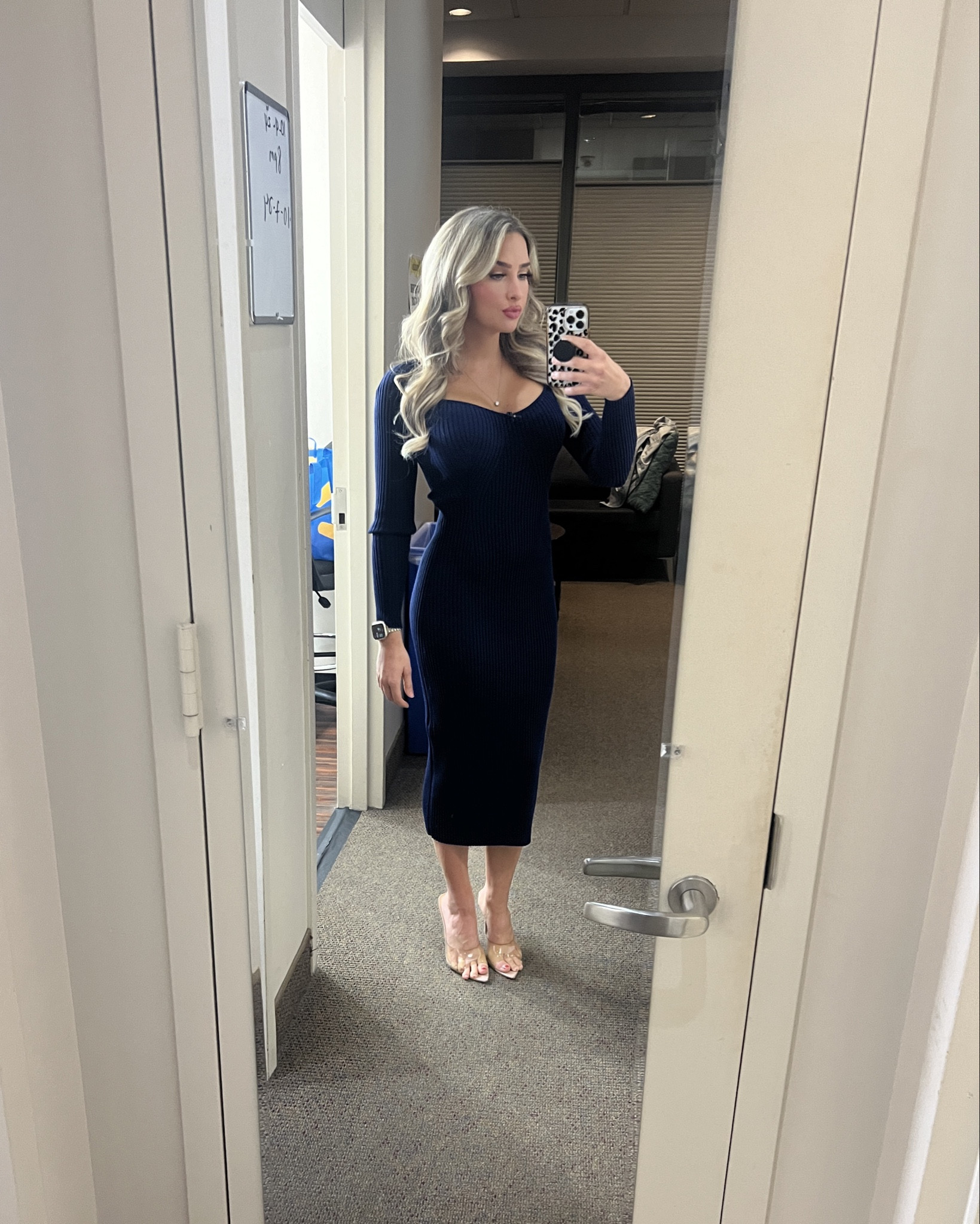 Love love love this navy fall dress! Wearing a size XS 

#LTKWorkwear #LTKVideo #LTKSeasonal