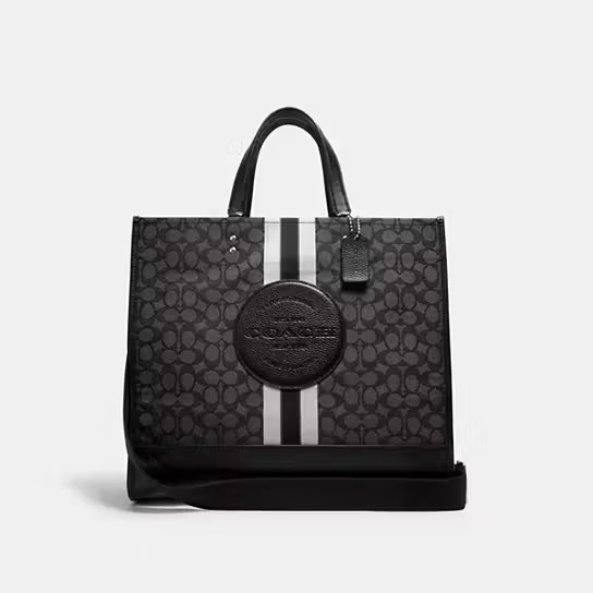 Dempsey Tote 40 In Signature Jacquard With Stripe And Coach Patch | Coach Outlet US