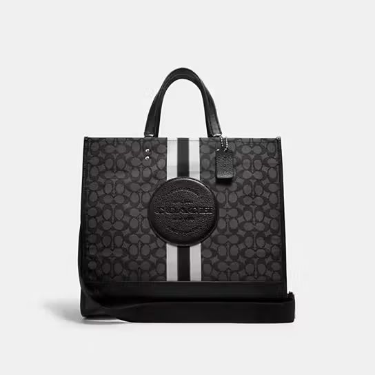 Dempsey Tote 40 In Signature Jacquard With Stripe And Coach Patch | Coach Outlet