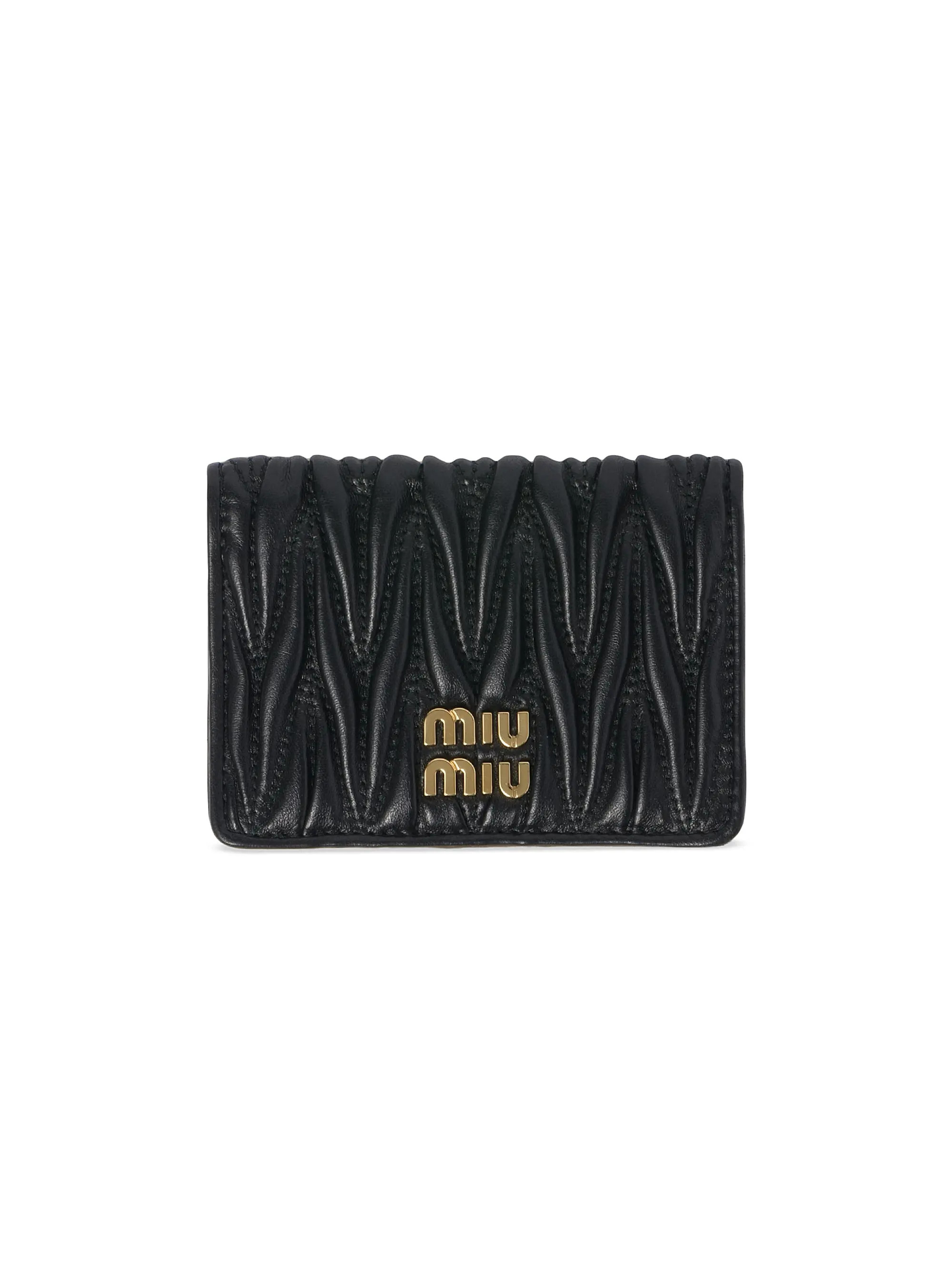Matelassé Nappa Leather Card Holder | Saks Fifth Avenue