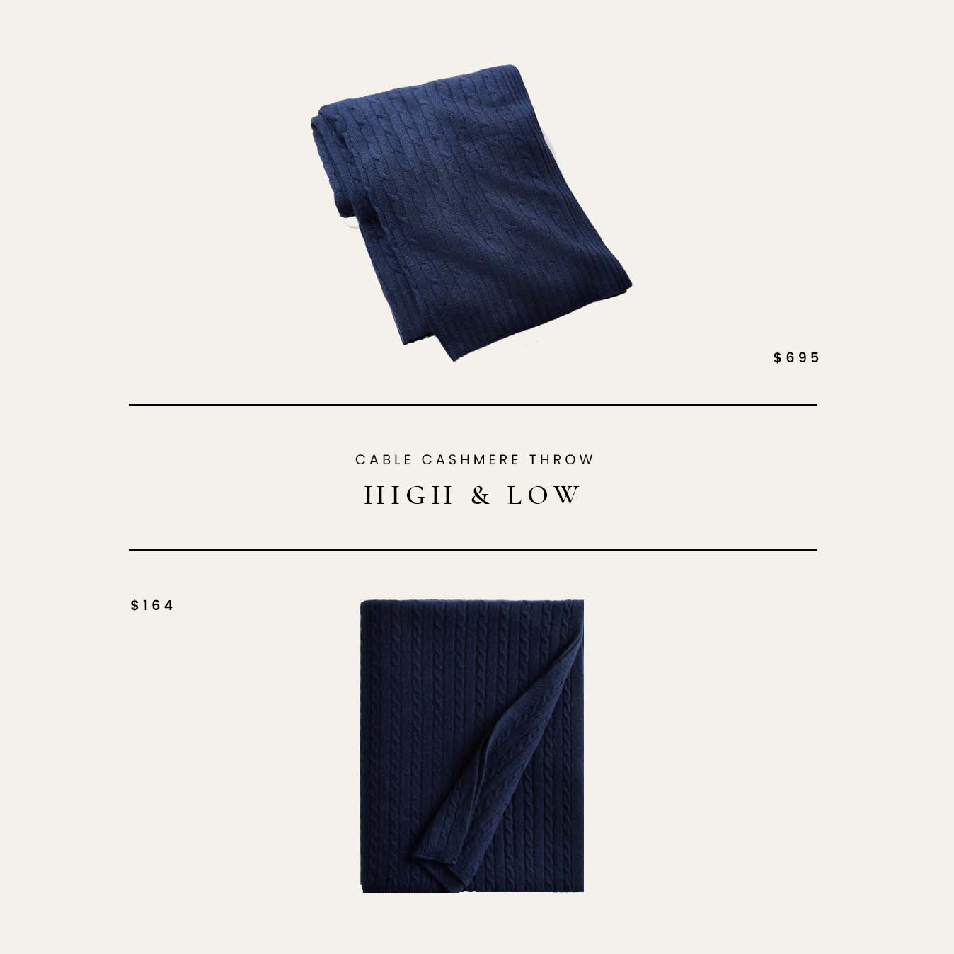 High / Low : Cable Cashmere Throw

#LTKHome