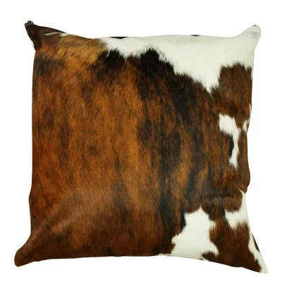 Authentic Cowhide Throw Pillow Cover | Wayfair North America