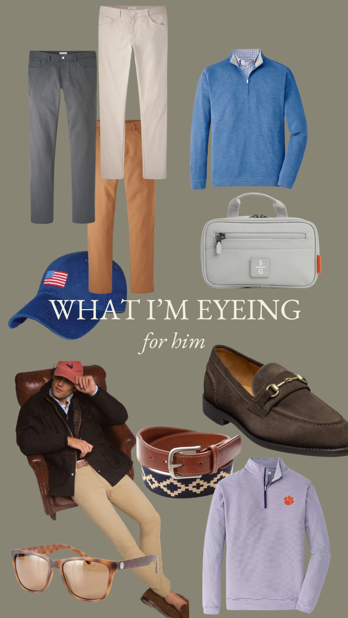 Shop my favorite classic, all-American looks for men. My husband loves these Peter Millar pants, suede loafers and Barbour waxed jacket! 

Gear up for fall or get ahead of Christmas shopping with these staples he’ll wear all season long 

#LTKOver40 #LTKMens #LTKShoeCrush