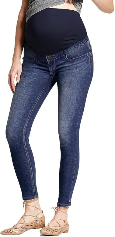 Hybrid & Company Super Comfy Stretch Women's Skinny Maternity Jeans, Bermuda, Capri | Amazon (US)