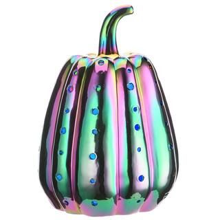 14" LED Purple Iridescent Pumpkin Décor | Michaels Stores