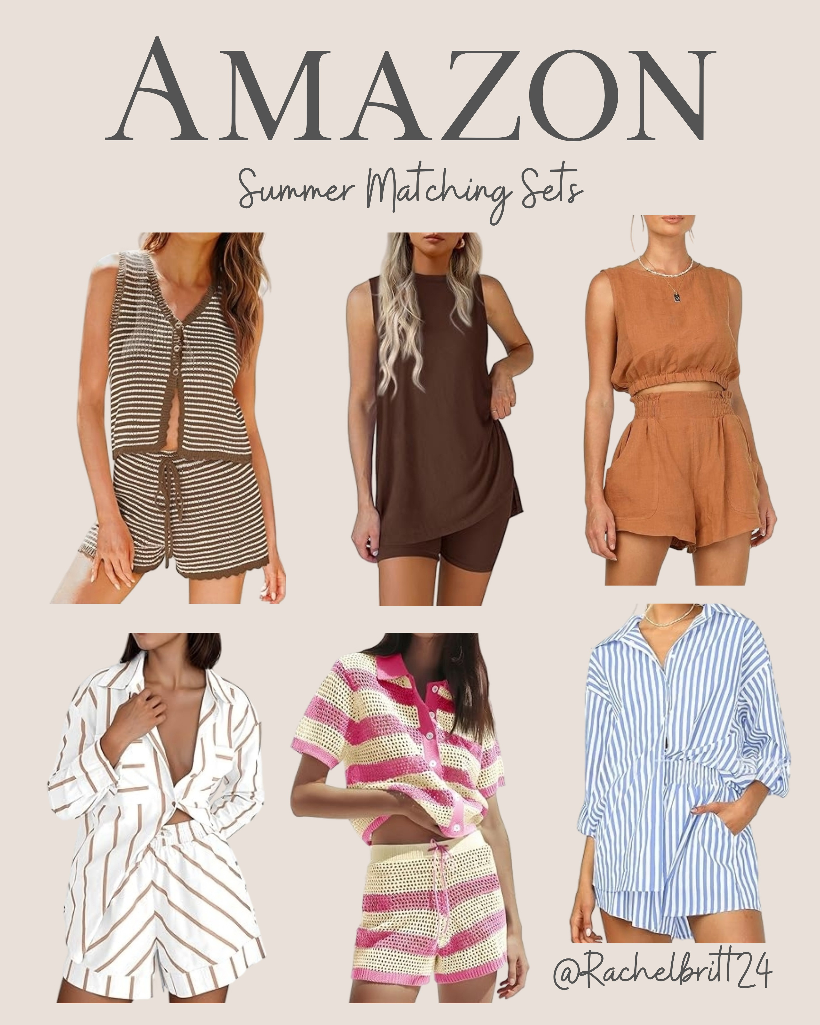 Stay cool and effortless in these trending summer matching sets. Perfect for easy styling and a coordinated look, these pieces are the ultimate warm-weather staples. Save this post to shop these summer essentials! #SummerStyle #MatchingSets #SummerOutfits 

 #LTKdayinmylife #LTKgrwm #LTKootd