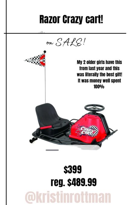 Razor crazy carts on major sale!!! This was for my bigger kids! 

#LTKCyberweek #LTKGiftGuide #LTKHoliday