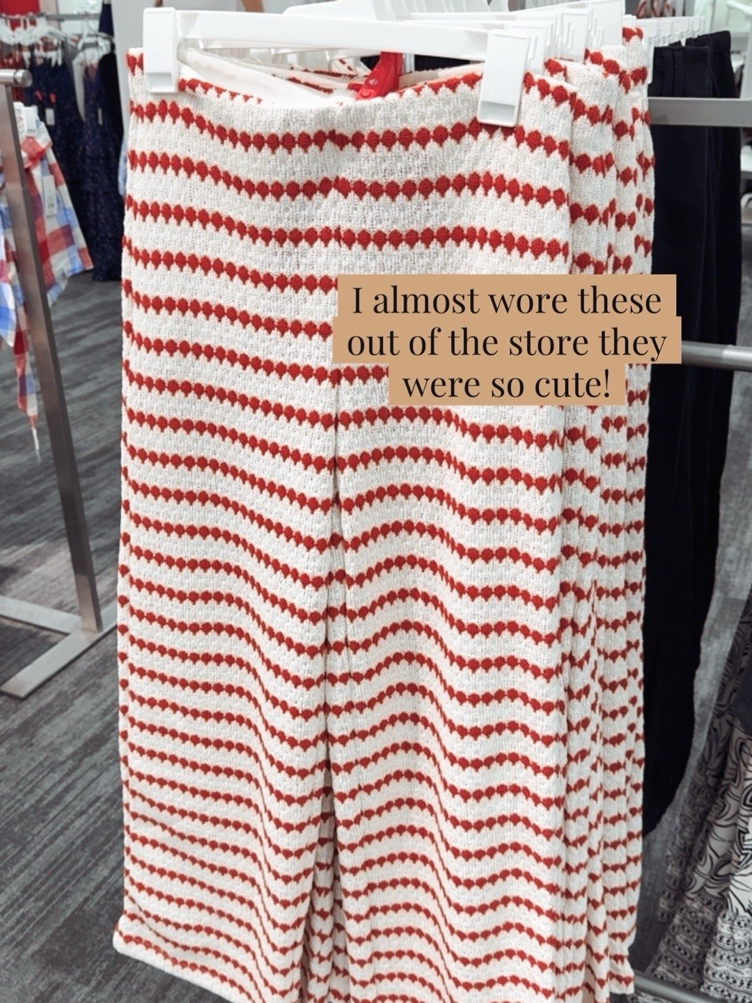 How darling are these striped pants?

#LTKootd #LTKSeasonal #LTKOver40