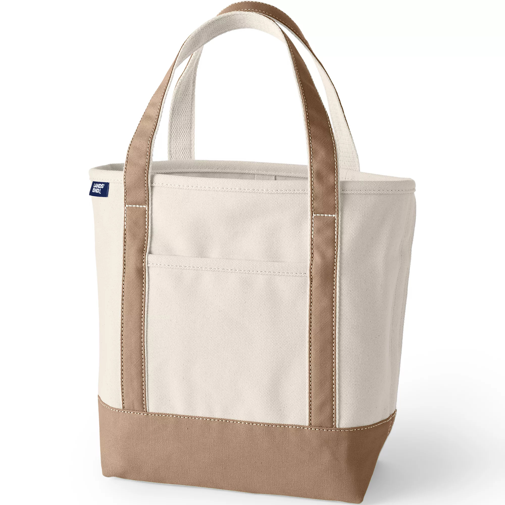 Medium 5 Pocket Open Top Canvas Tote Bag | Lands' End (US)