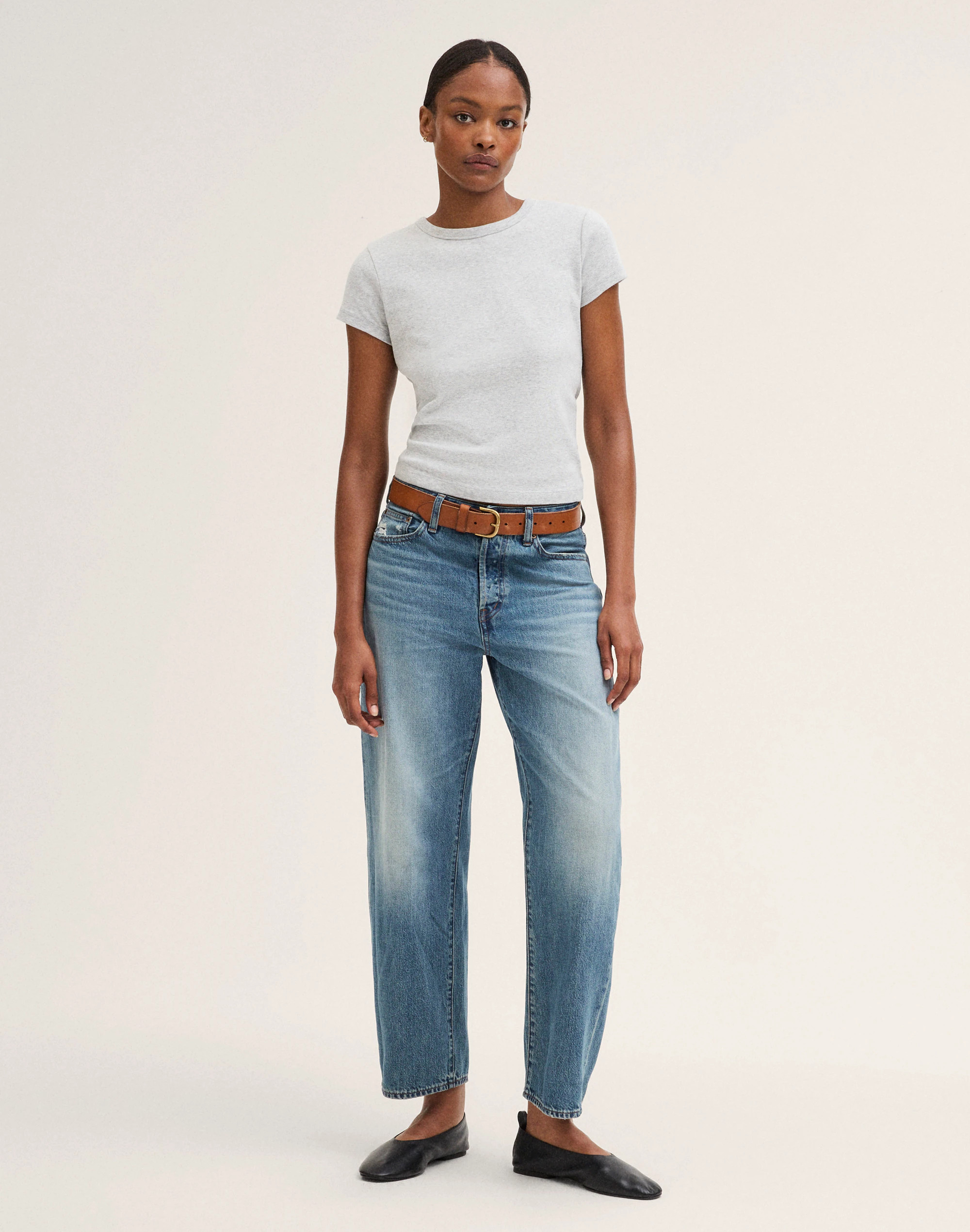 The Curvy Barrel-Leg Jean | Madewell