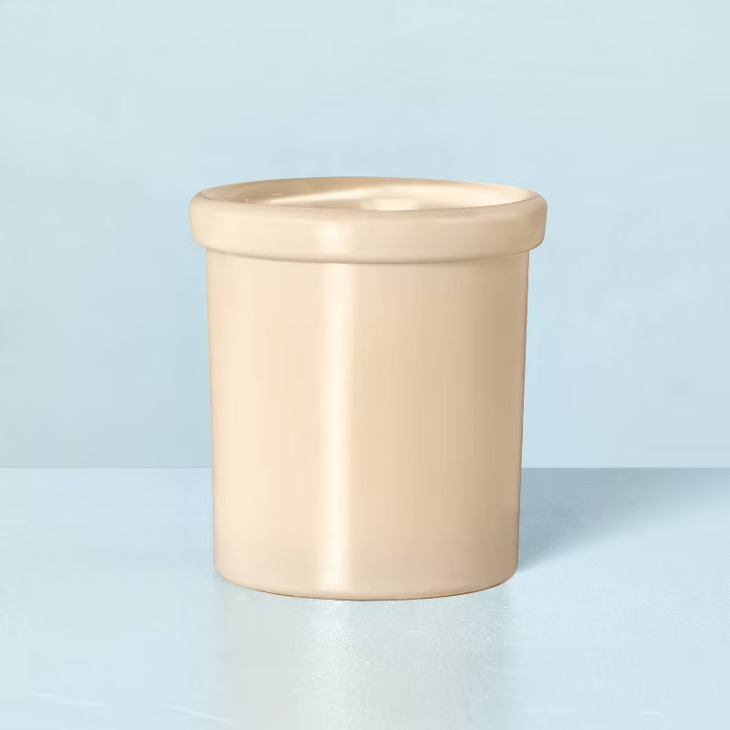 Colored Glass Pampas Jar Candle Tan 6oz - Hearth & Hand™ with Magnolia | Target