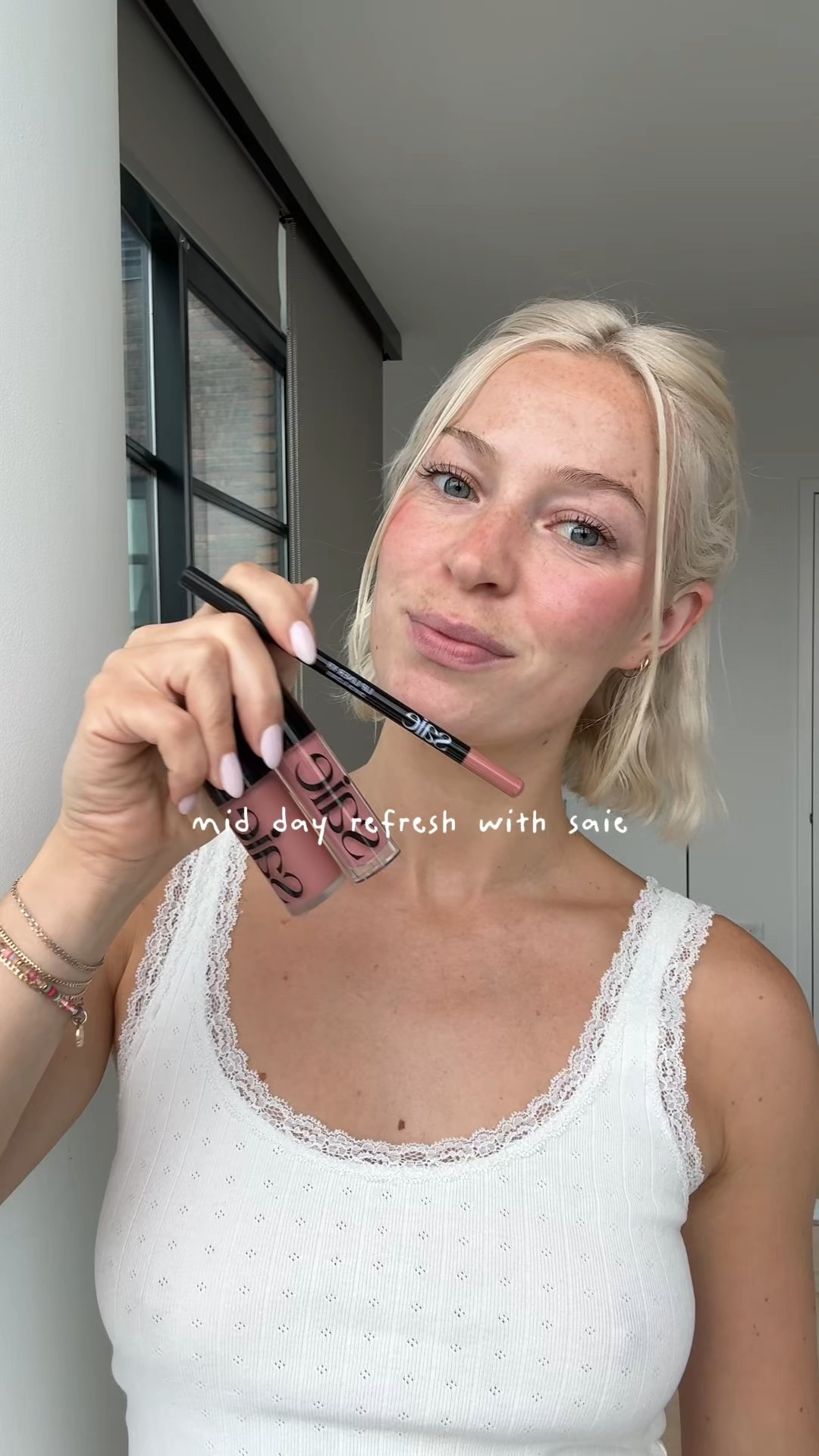 midday blushy & lip touch up with saie 



#LTKBeauty #LTKSummerEdit #LTKStyleTip
