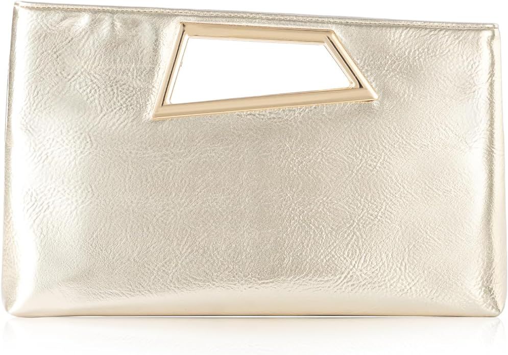 Coucoland Clutch Purse for Women - Evening Bags PU Leather Glitter Fashion Purse Handbag for Wedd... | Amazon (US)