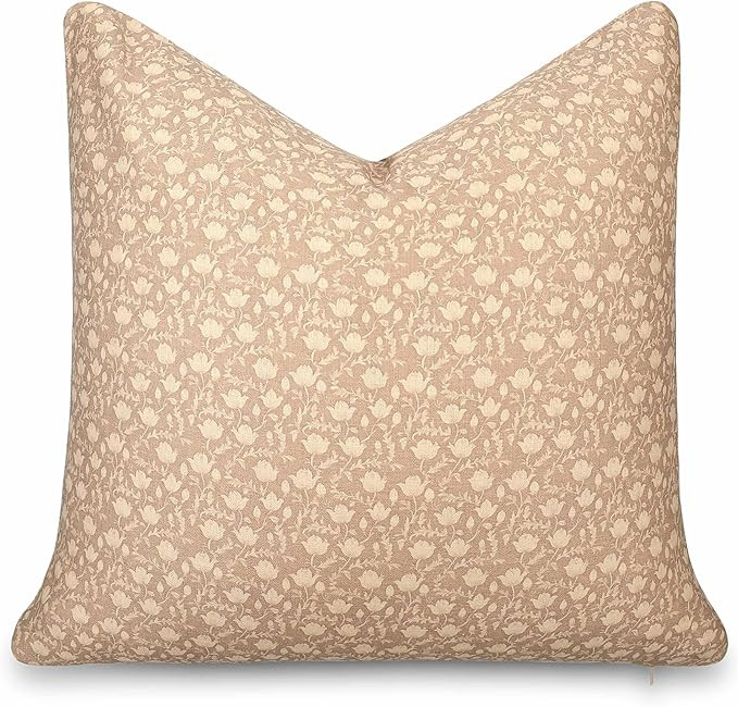 Crumbs Home Modern Farmhouse California Casual Indoor Outdoor Throw Pillow Cover, 22"x22" Water R... | Amazon (US)