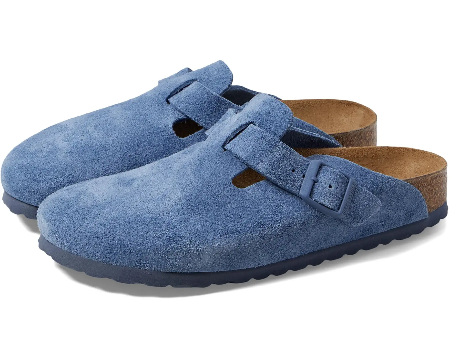 Women's Birkenstock Boston Soft Footbed - Suede | Zappos