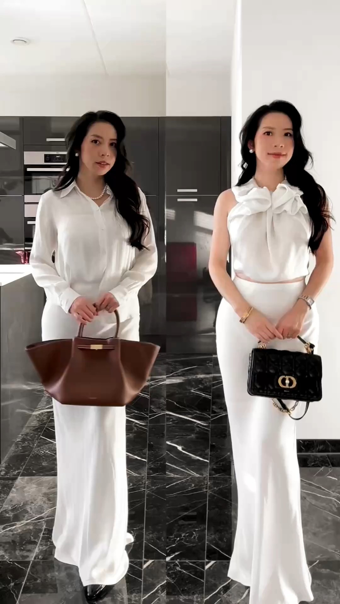 Work to night styling ✨

A classic white shirt styled two ways:
• Office ready with tailored skirt
• Elevated for evening with a sculpted silhouette
Timeless, feminine and versatile.
All outfit details linked below 🤍

Shirt: silk shirt Max &Co (not in LTK)
Skirt: Guaja Studio ( not in LTK) 


#LTKFashionMonth #LTKstyletip #LTKdatenight