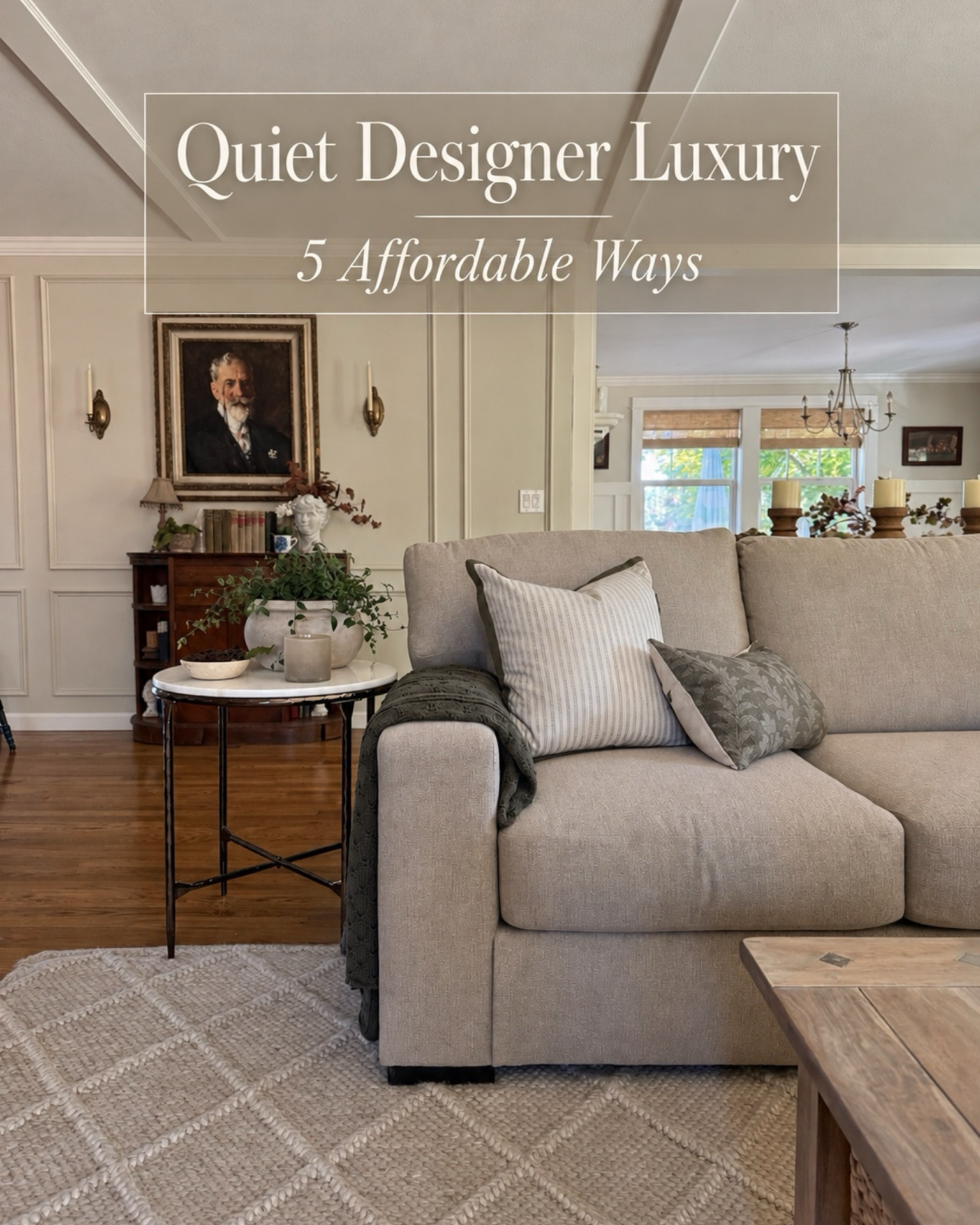 Quiet luxury isn’t about a price tag—it’s about the details. ✨ Creating a timeless, high-end home is all about layering elements that bring depth, warmth, and a collected feel to your space.
Swipe through to see 5 simple ways to get the look! ➡️
 The Foundation Rug: Grounds the room with rich texture, cozy comfort, and quiet drama from the ground up.
 Architectural Accent Furniture: Refined statement pieces that command attention while staying timeless.
 Structured Drapery: Crisp, weighted panels that filter the light with clean, polished lines.
 Layered Textiles: A curated mix of patterns and rich textures built for sink-in comfort.
 Sculptural Lighting: Statement lamps that serve as art by day and cast a warm, ambient glow by night.

#LTKSeasonal #LTKHome