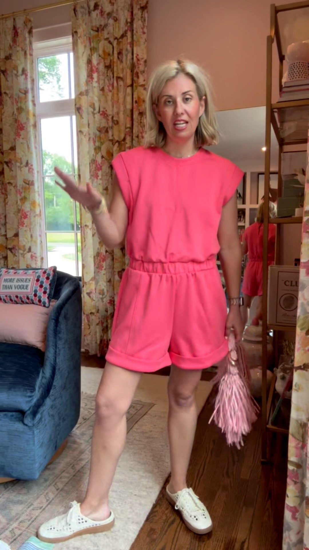 Y’all know, I love a good romper and this is a good one. I’m in a size small and 8 sneaker tts.

#LTKdayinmylife #LTKOver40 #LTKgrwm
