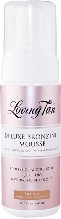 Loving Tan Deluxe Self Tanning Bronzing Mousse, Medium - Streak Free, Professional Quality Sunles... | Amazon (US)