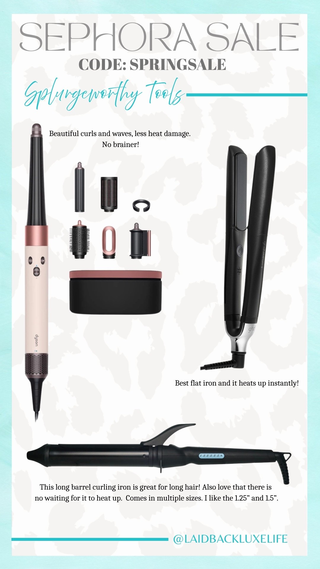The @Sephora Savings Event ends tonight, 4/20!! Use code SPRINGSALE at checkout. The Sephora Collection is 30% off for everyone! Splurgeworthy hair tools. #LaidbackLuxeLife

Hey Beautiful! Feel free to comment on this post if you have any questions! 🫶🏽

Follow me for more fashion finds, beauty faves, lifestyle, home decor, sales and more! So glad you’re here!! XO, Karma

#LTKSaleAlert #LTKBeauty