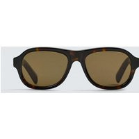 Zara - Square Sunglasses - Tortoise Shell - M - Man | Zara US