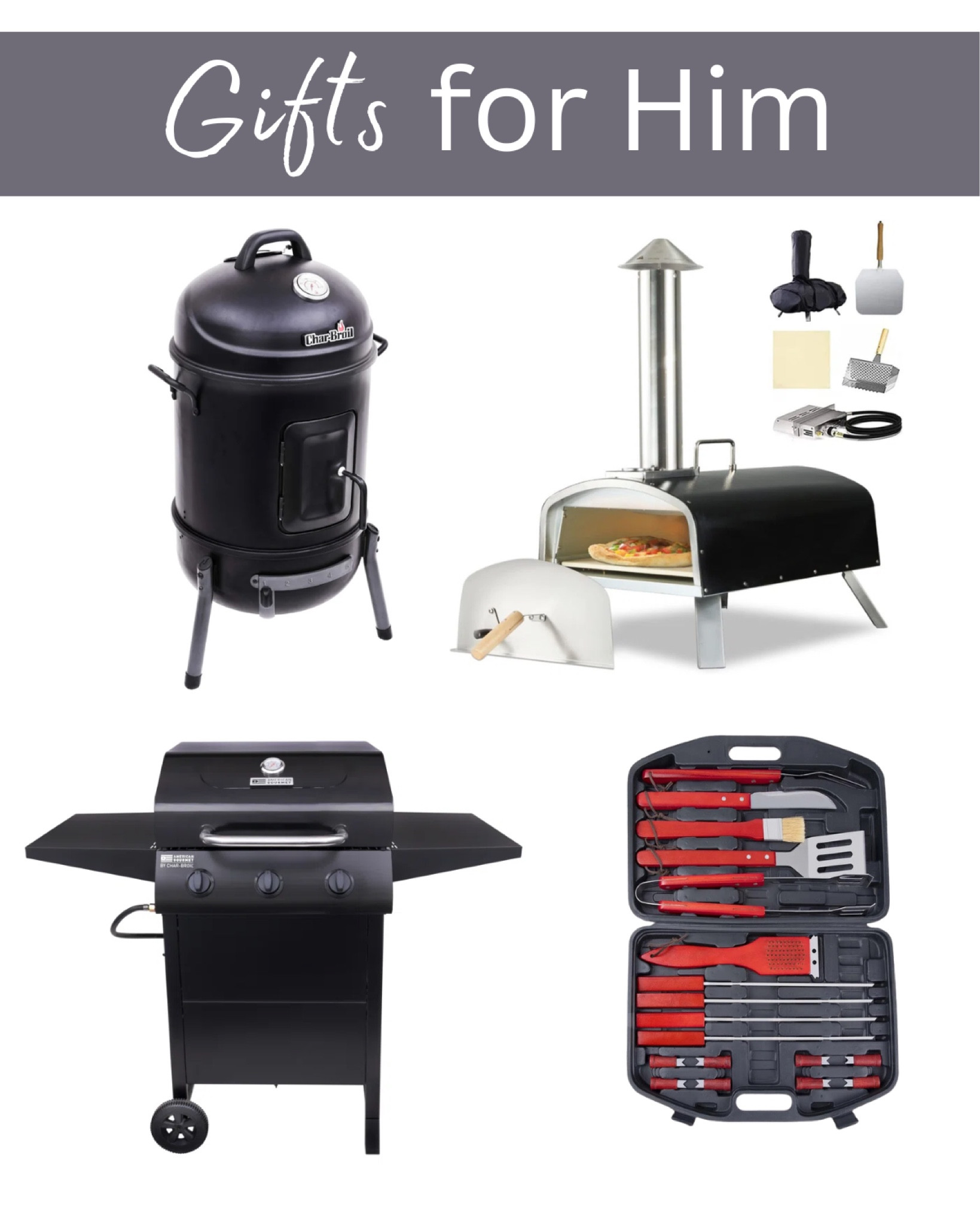 Gifts for him. Smoker, pizza oven, bbq, bbq gear, grill tool set 

#LTKHoliday #LTKGiftGuide #LTKSeasonal