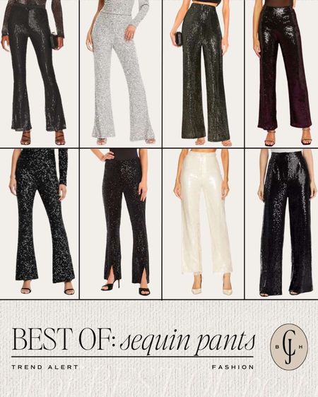Trend alert! Best of sequin pants for the holiday season. So many fun options at different price points. Cella Jane 

#LTKHoliday #LTKstyletip