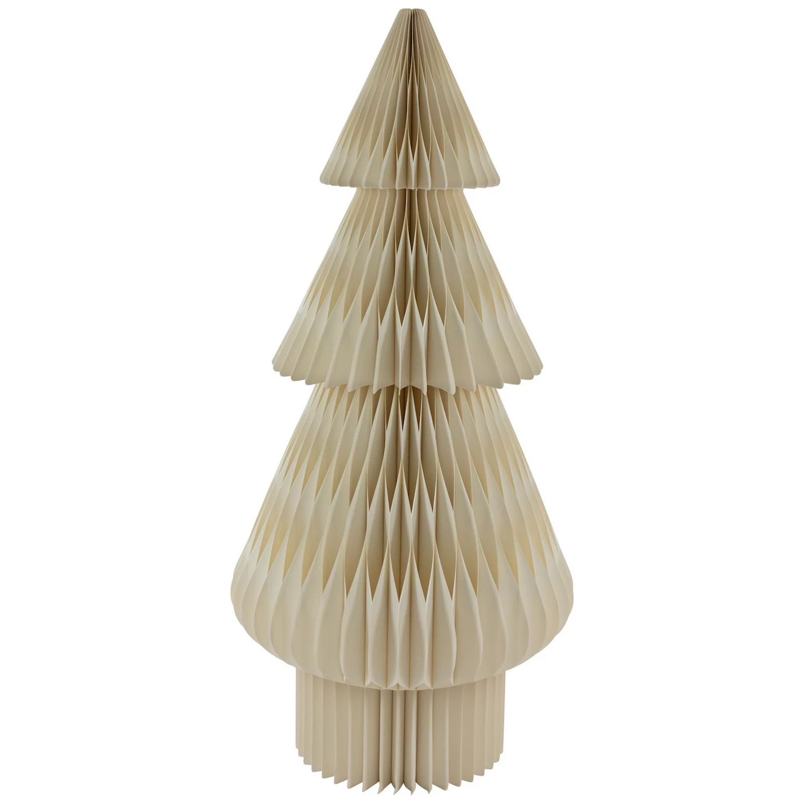 Northlight 4-ft. Cream Accordion Honeycomb Foldable Paper Christmas Tree Floor Decor, Multi | Kohl's