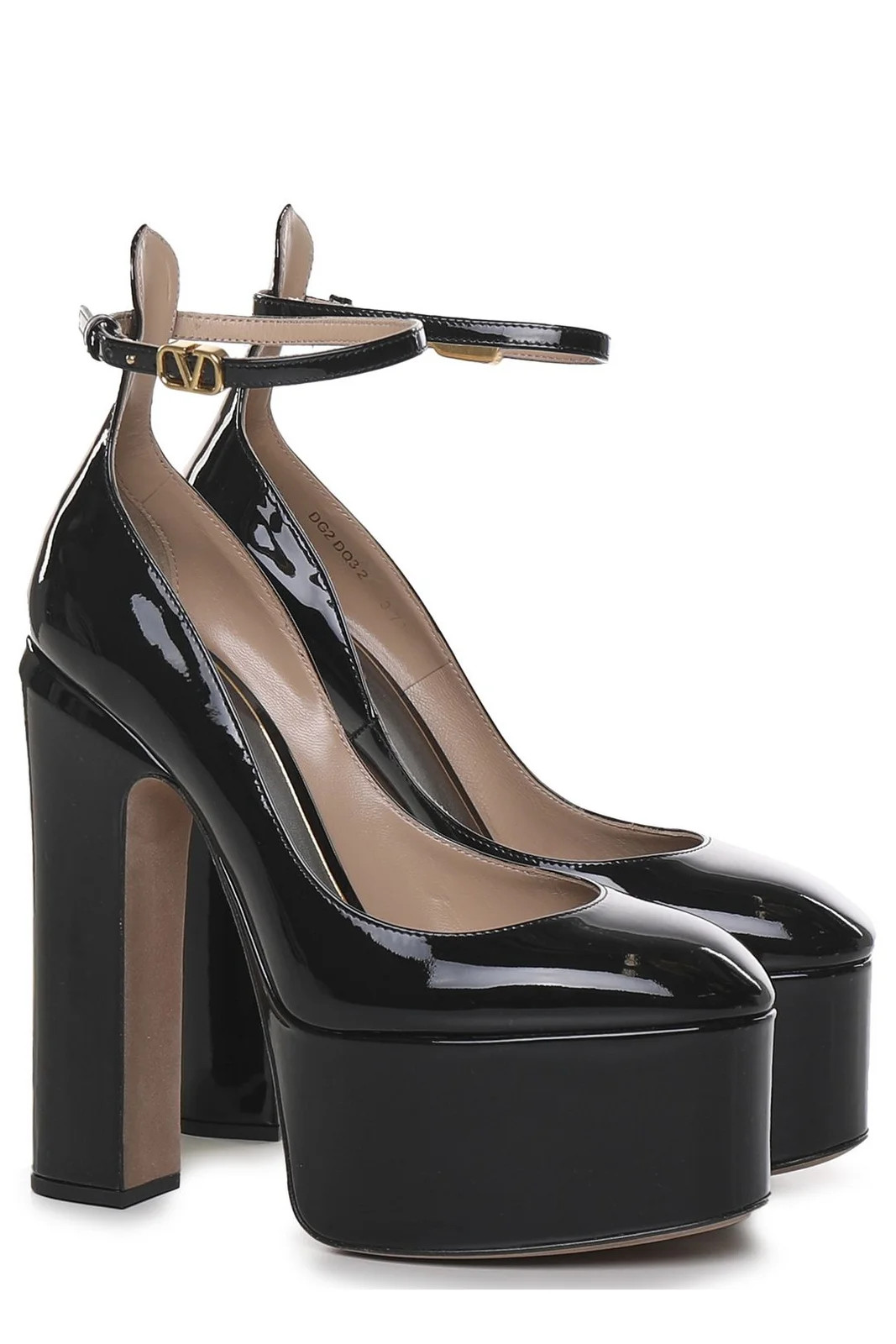 Valentino Tan-Go Round Toe Platform Pumps | Cettire Global