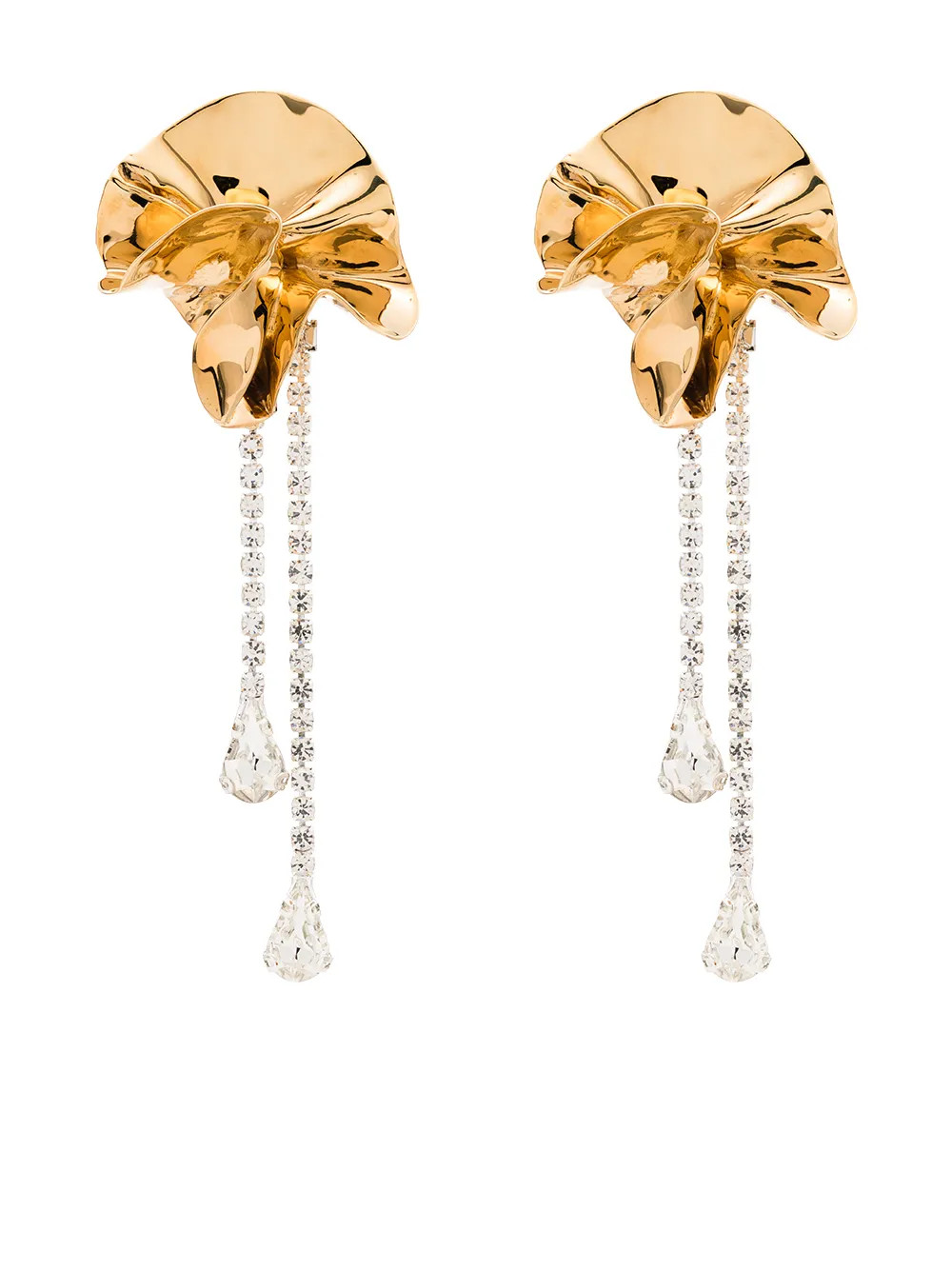 Sterling King Crystal Drop Statement Earrings - Farfetch | Farfetch Global