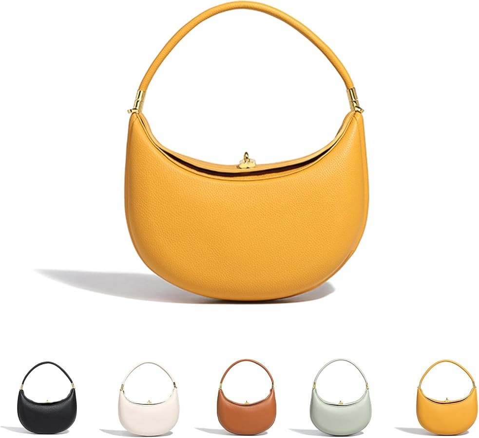 Crescent Bags for Women Designer Shoulder Bags Underarm Purse,Crescent Shoulder Bag,Dumpling Bag,... | Amazon (US)