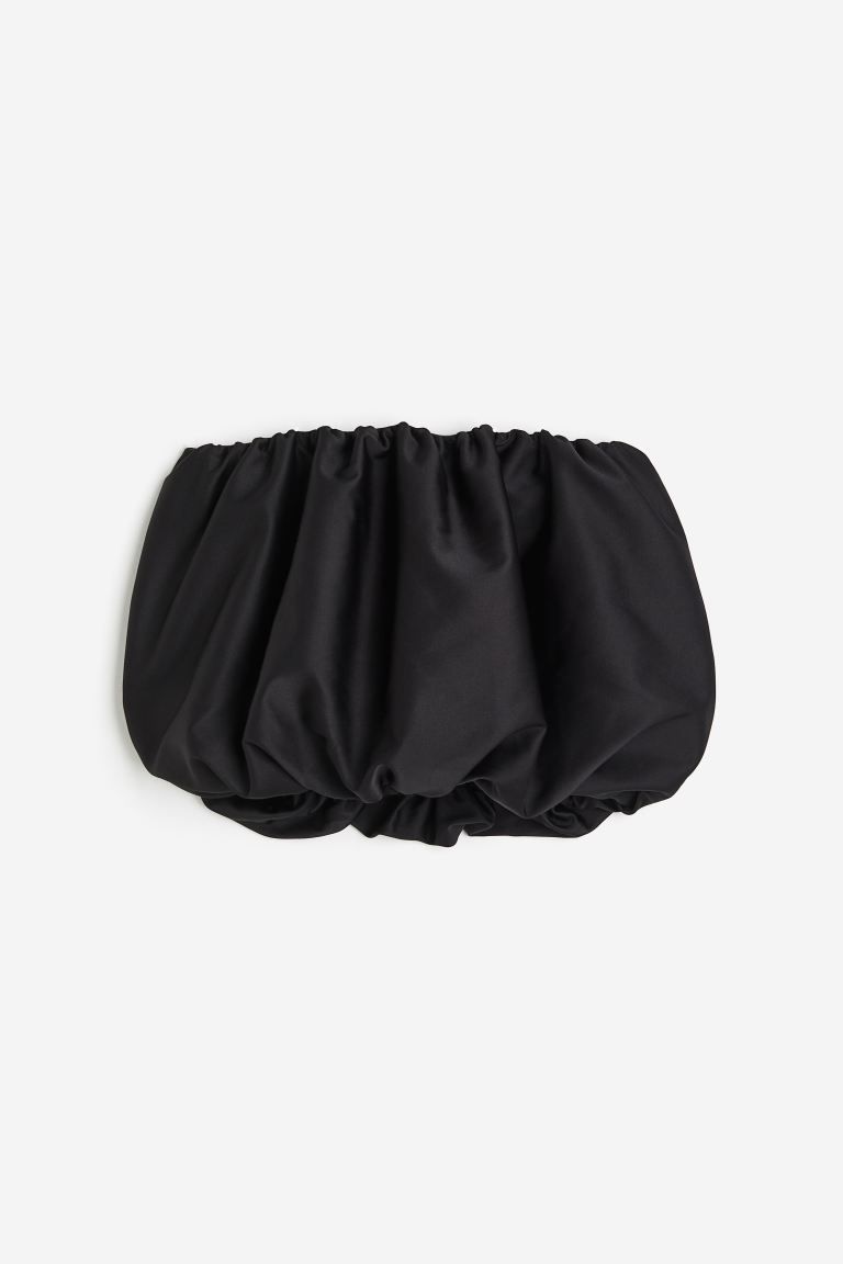 Voluminous Bandeau Top - Black - Ladies | H&M US | H&M (US + CA)