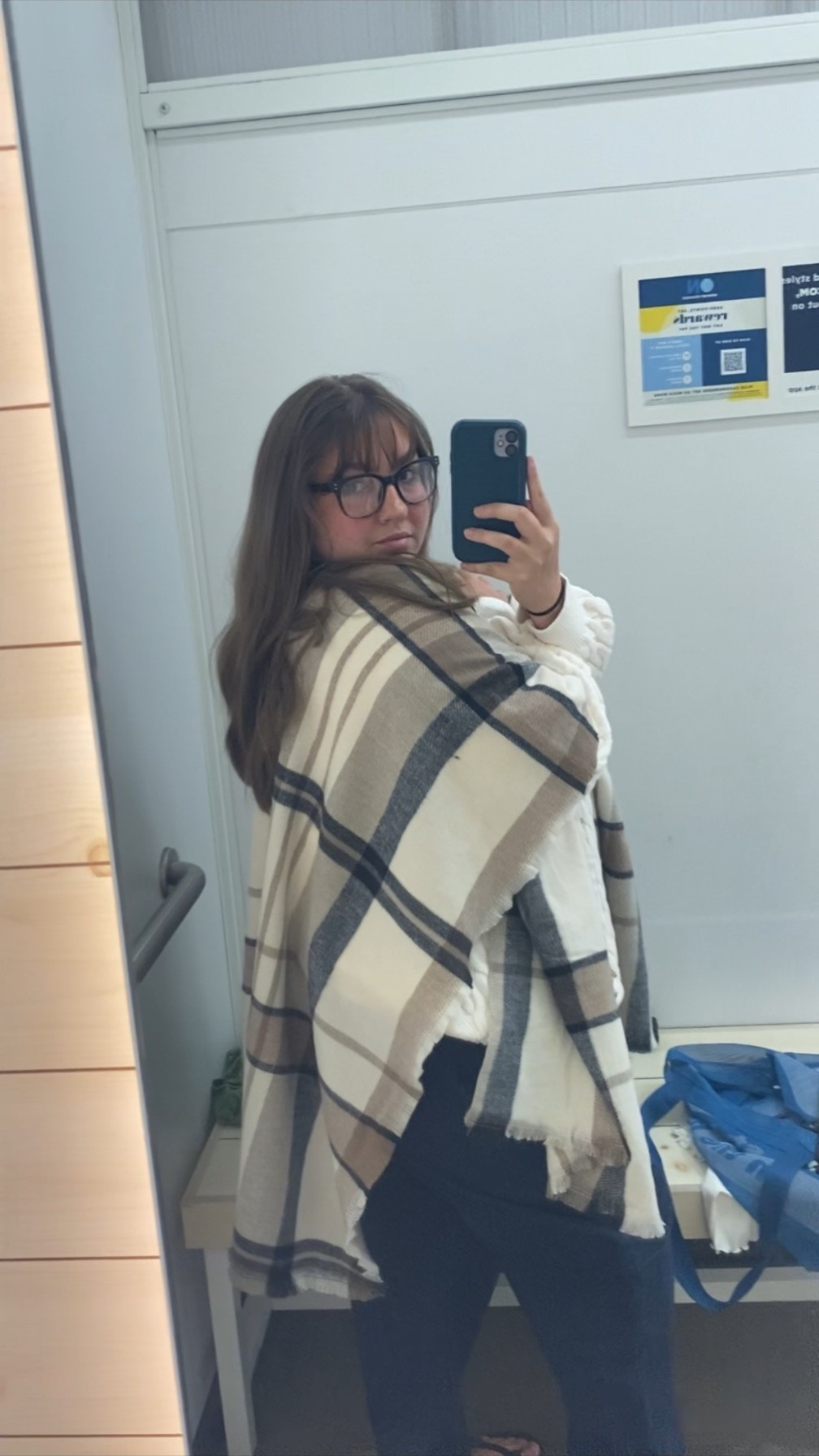 The coziest oversized flannel poncho from old navy! All I need is some snow and a hot chocolate. Perfect for fall and winter  

#LTKSeasonal #LTKMidsize #LTKPlusSize