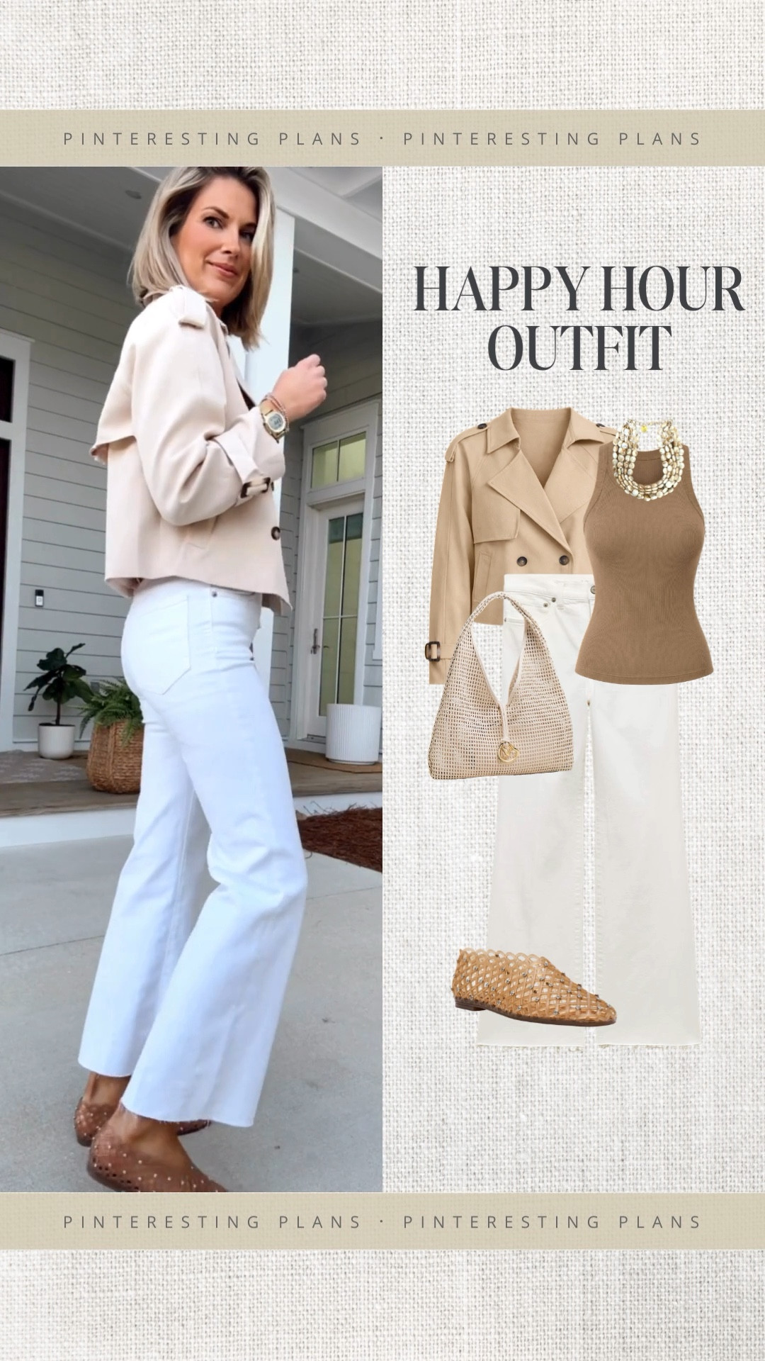 POV: 40 years later you’re wearing jelly shoes again.  I am 5’11” wearing 27 tall white jeans. Small tops.  Shoes true to size.  Date night outfit.  

#LTKootd #LTKOver40 #LTKTall