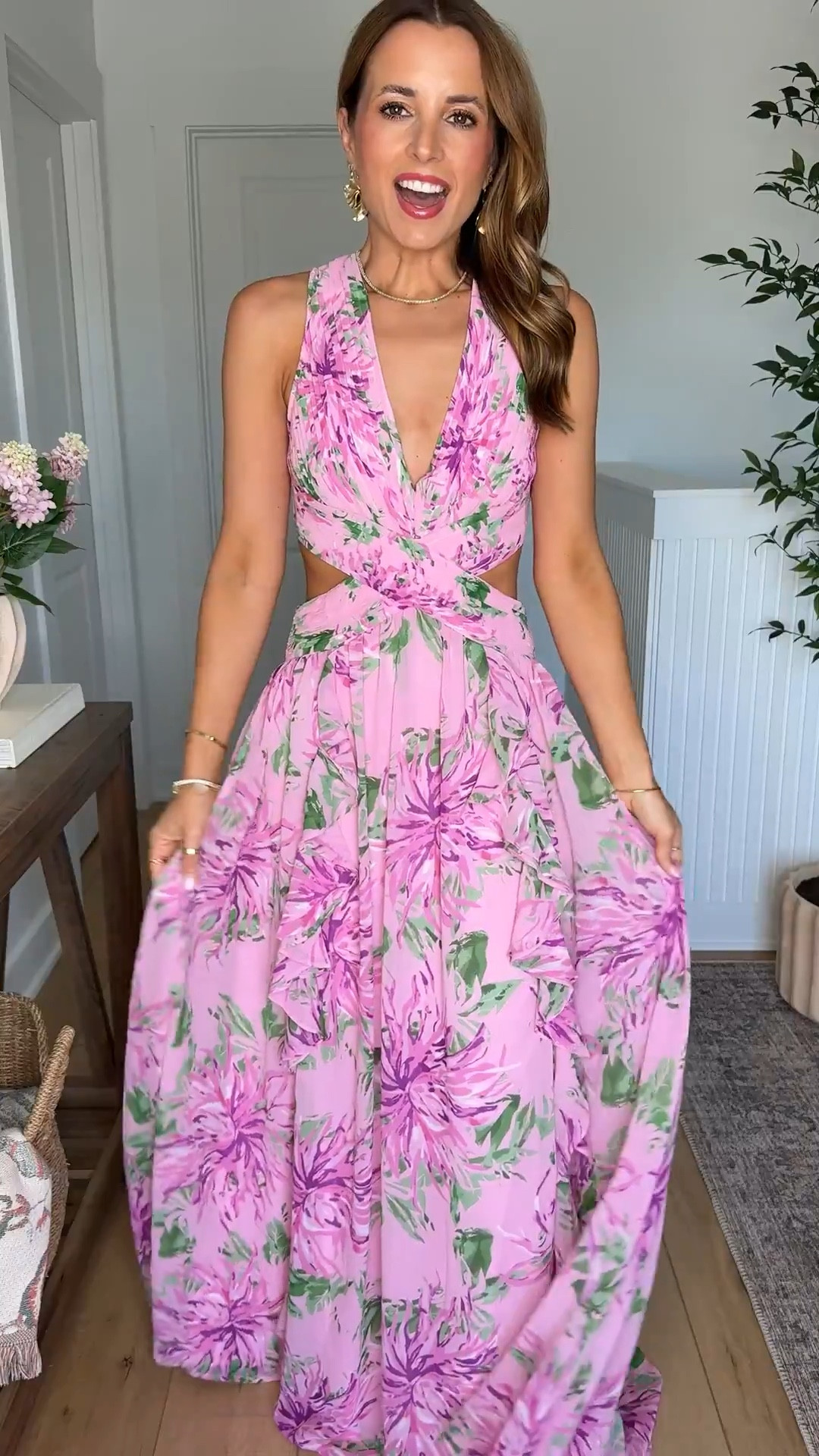 Spring wedding guest. Summer wedding guest. Wedding guest dresses. Garden wedding. Cocktail dresses. Floral maxi dresses. Formal dresses. Black-tie optional. Party dresses. Baby shower dresses. Wedding shower dresses. 

*I am 5’3, 110, 32b and XS - I would have length and straps taken up a little but this dress is absolutely stunning and would be worth it for me!


#LTKPetite #LTKParties #LTKWedding