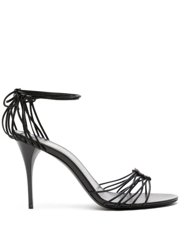 Babylone 90mm leather sandals | Farfetch Global