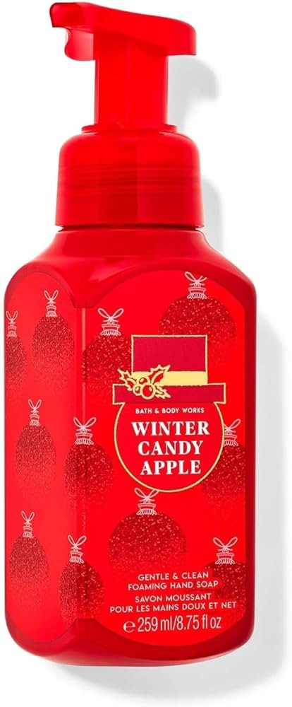 Bath and Body Works WINTER CANDY APPLE Gentle Foaming Hand Soap 8.75 Fluid Ounce (2018 Edition) | Amazon (US)
