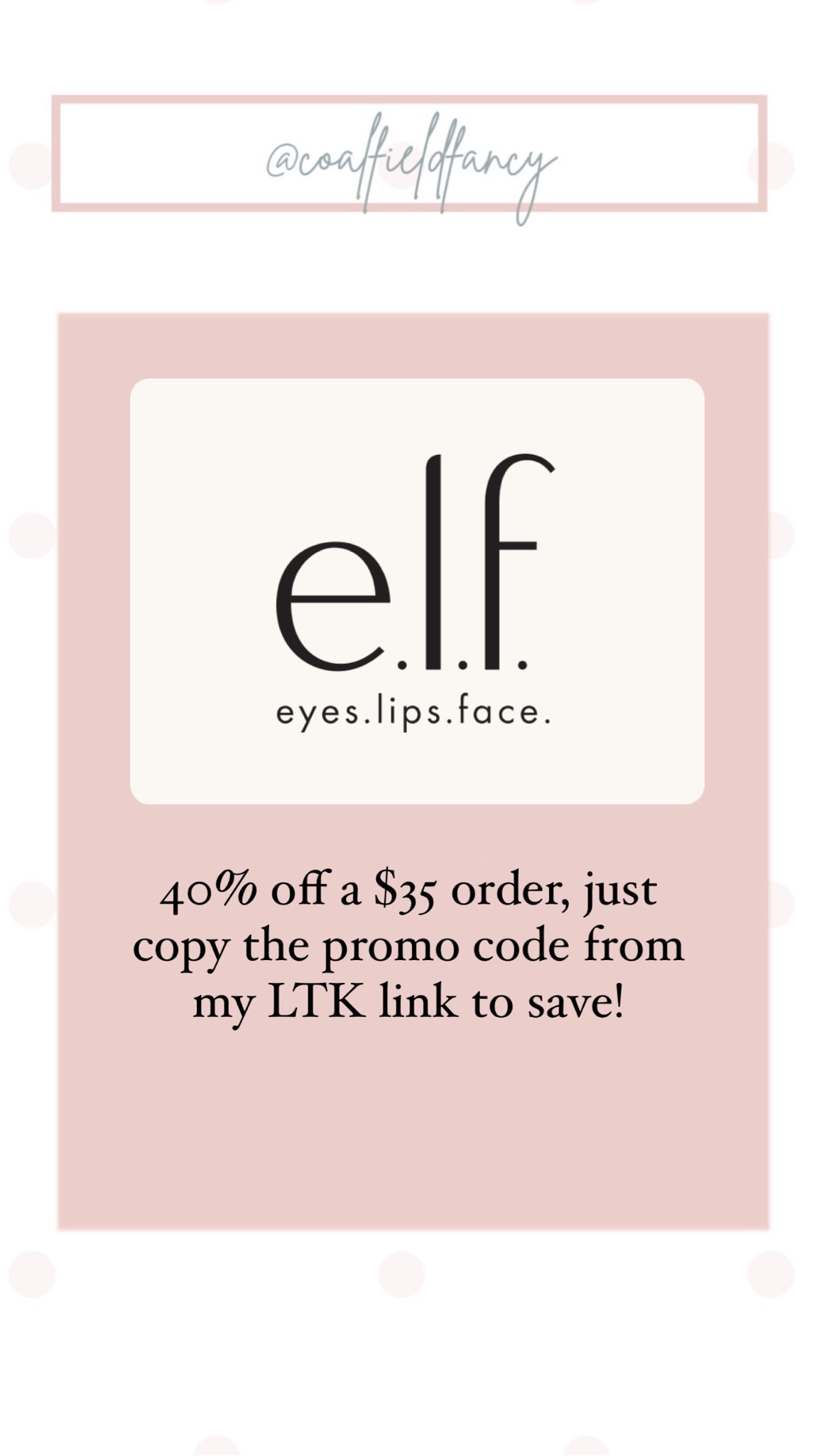 E.l.F. SALE! 

#LTKover40 #LTKSpringSale #LTKbeauty