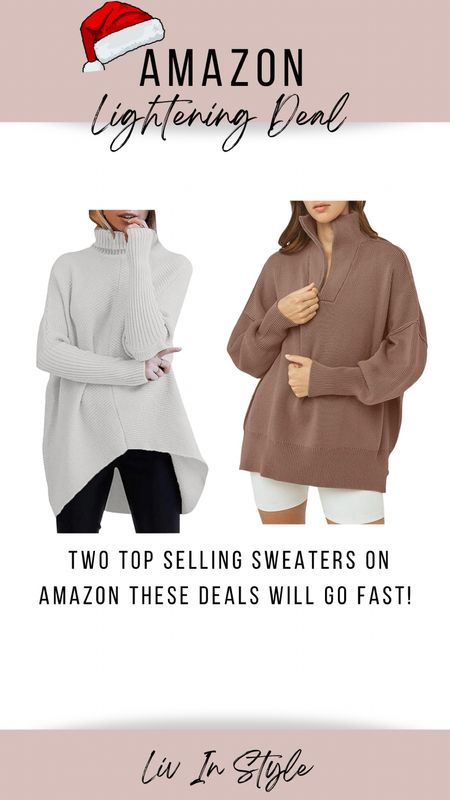 Amazon sweaters on lightening deal! 

#LTKSeasonal #LTKCyberweek #LTKHoliday