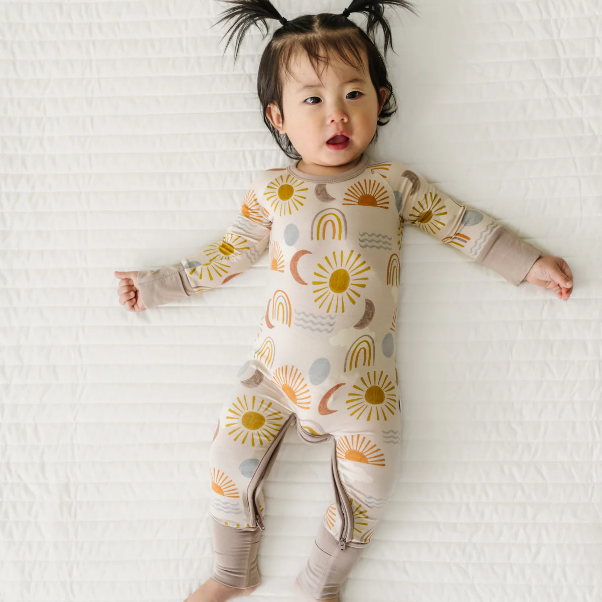 Desert Sunrise Crescent Zippy | Little Sleepies