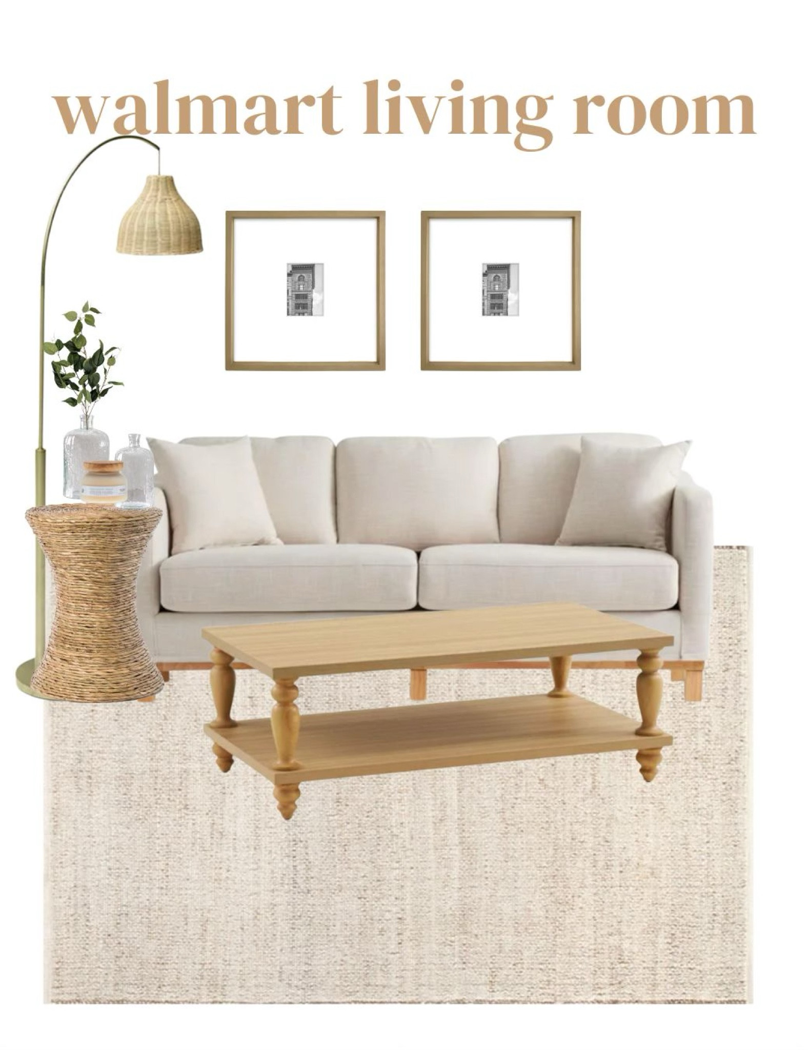 Walmart living room.  

#LTKhome #LTKstyletip #LTKunder50